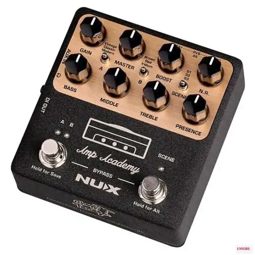 Nux Cherub NGS-6 Amp Academy Педаль моделирования усилителей с плеером импульсов, кабсим
