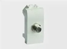 76646B | Компьютерная розетка RJ-45, кат.5E (разъем AMP), белая, 1мод. | ДКС