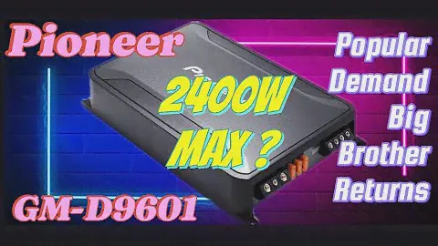 Pioneer GM-D9601 back by popular demand on the amp dyno