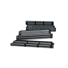 AMP 1711213-2 25-портовая экономичная телефонная панель RJ-45, Цвет: черный (RAL 9005)