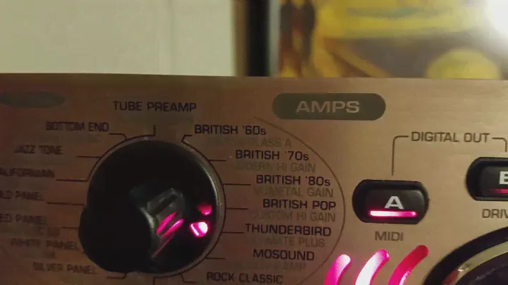 Behringer Bass V-Amp Pro setup