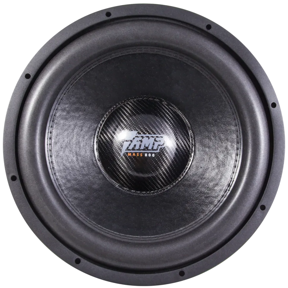 Пассивный автомобильный сабвуферный динамик AMP MASS 800 15D4-0