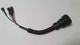Разъём байонет AMP 4-pin мама собранный прямой