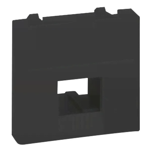 Адаптер на 1 конектор RJ45 SimonConnect, AMP(S110,SL110,SLt),Brand-Rex,RIT, 45х45мм, графит
