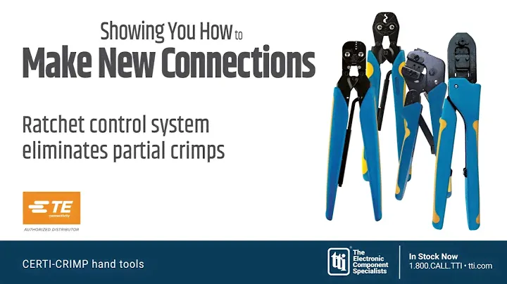 TE Connectivity CERT-CRIMP Hand Tools