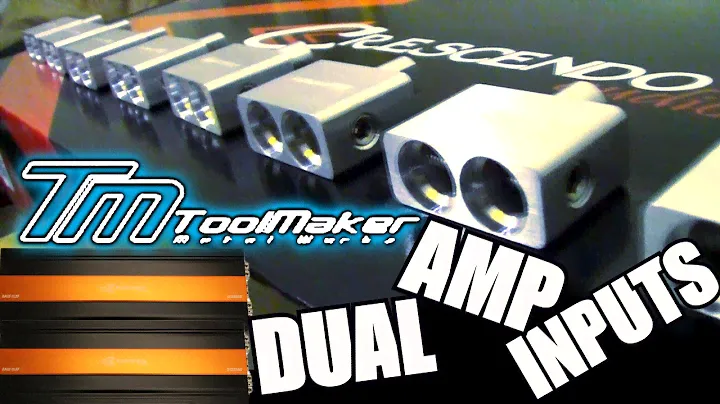 Toolmaker Metal Workz UNBOXING! DUAL 1/0 Amp Input Adapters | Custom Car Audio Wire Accessories