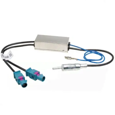 Intro ISO ANT-3 AMP ISO переходник антенный с питанием двойной (c усилителем)-0