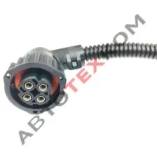 Разъем гнездовой 12414425А байонетный AMP-4*2,5 Din-bayonet (розетка) 4-х контактный (угловой)