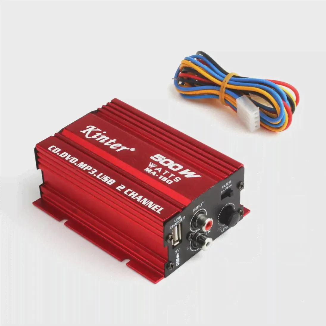 🛍 500 Вт MA-150 DC9-14V 2-CH Mini Hi-Fi автомобильный стерео аудио усилитель Amp сабвуфер для автомобиля мотоцикла-3