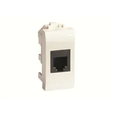 Розетка RJ11 AMP 1 модуль белый Brava 76644B