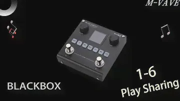 M-VAVE New product BLACKBOX Effect Display 1-6