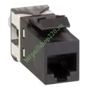 Коннектор AMP UTP (RJ45) кат6 S27 S73L Simon 82, механизм чёрный
