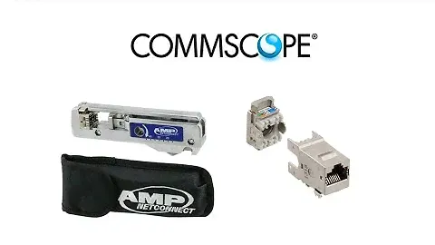 COMO PONCHAR JACK RJ45 AMP CAT6A | ENTRADA POSTERIOR (COMMSCOPE)