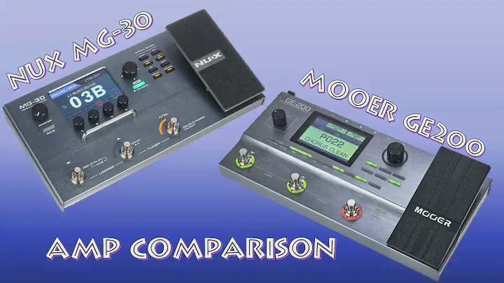 NUX MG-30 & Mooer GE200 - Comparing Like Amp Models