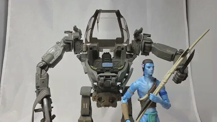 Mcfarlane Toys Disney Avatar MEGAFIG Amp Suit toy review, very...