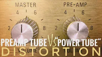 Preamp VS Power Amp Distortion in a Marshall JMP!