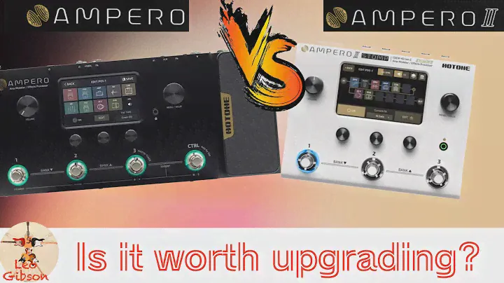 Hotone Ampero Stomp II vs Ampero: is it worth upgrading? | Amp tone and Effects comparison