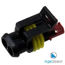 215000210167, Аналог 282080-1, колодка гнездовая 2 контакта AMP Superseal 1.5 Series