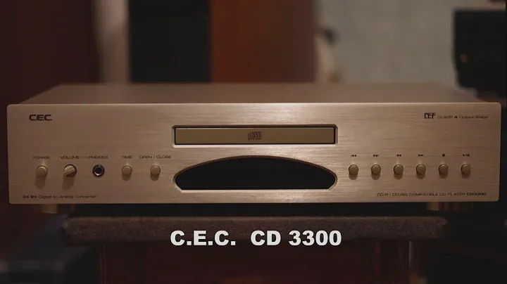CD проигрыватель C.E.C. CD 3300 обзор и демонстрация, с участием усилителя Pioneer A-604R