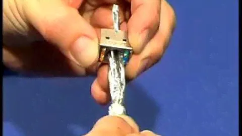 Como crimpear cable utp AMP