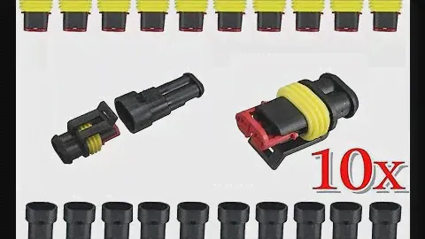 2pin водонепроницаемый разъем для проводов с Aliexpress