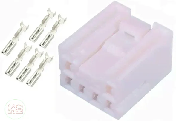 AMP 936268. Разъём гнездовой 6 pin с клеммами