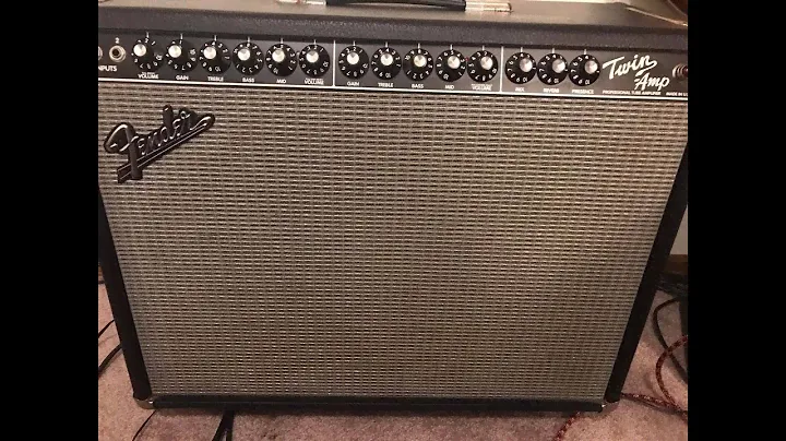 Fender Twin, короткая демо-версия злого близнеца.