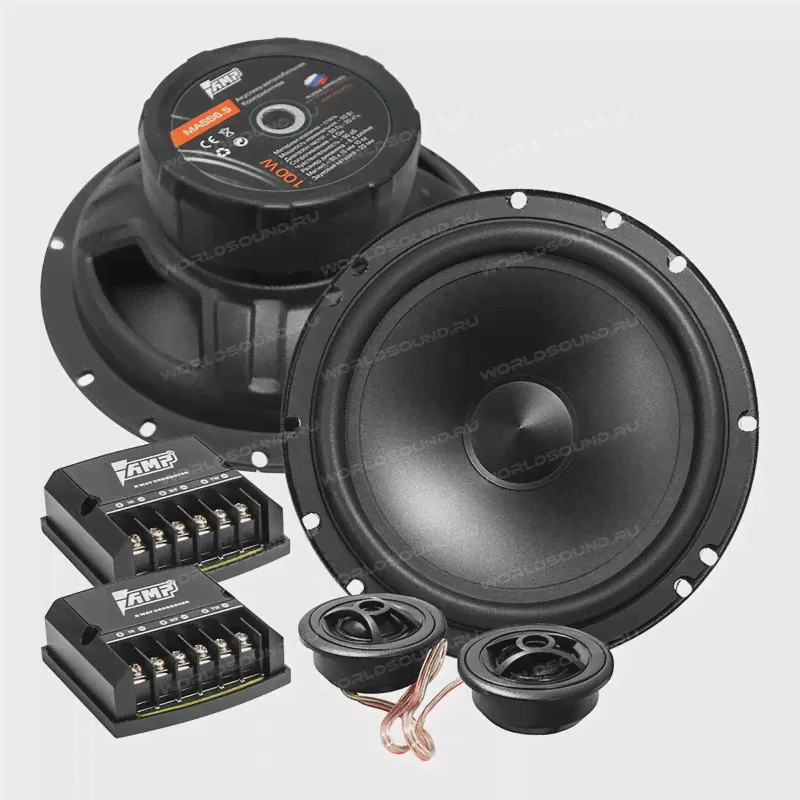 Компонентная акустика AMP Mass 6.5 [16.5 см, 50 Вт / 100 Вт]-0