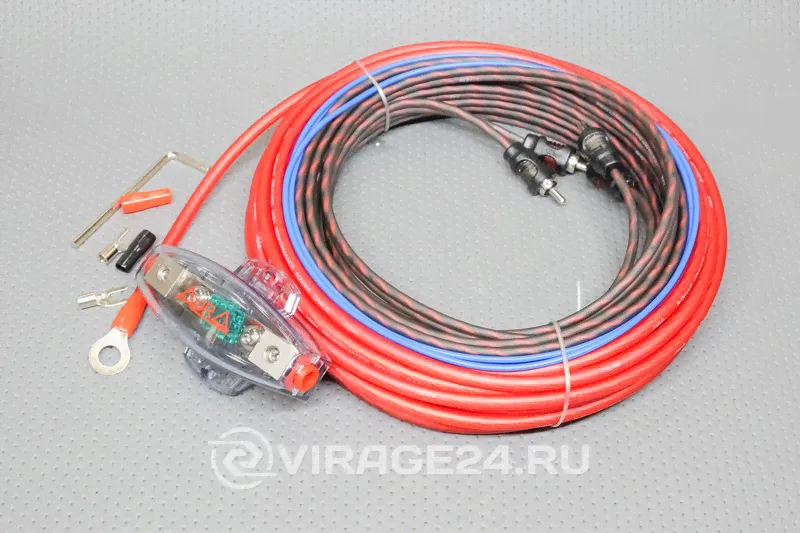 Комплект кабелей для усилителя 10 AWG, AURA AMP-1210-0