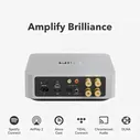 WiiM Amp: усилитель многокомнатной потоковой передачи с AirPlay 2, Chromecast - Яндекс музыка, HDMI и голосовым управлением | Стрим Spotify, Amazon Music, Tidal и многое другое | Пульт дистанционного 