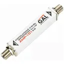 Усилитель ТВ сигнала GAL AMP-101, 20 дБ, диапазон 47-862 МГц, белый 3649010