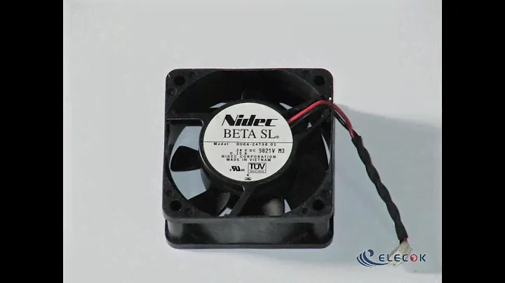 Nidec D06A-24TS8 24V 0.15A 2wires Cooling Fan