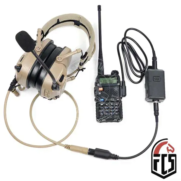 Кнопка PTT FCS V20 для наушников FMA FCS AMP
