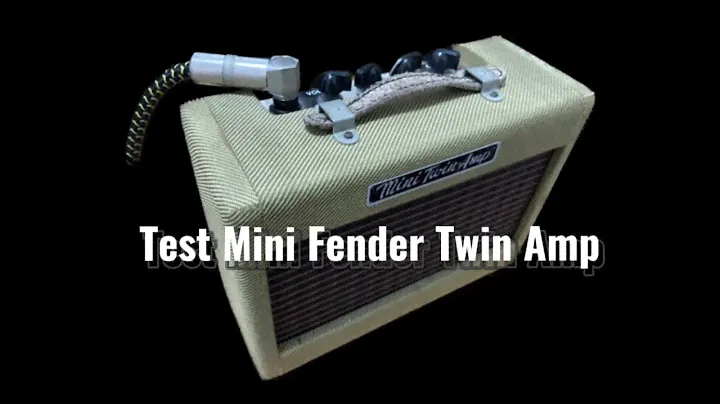 แอมป์กีต้าร์ไฟฟ้า mini twin amp fender 57