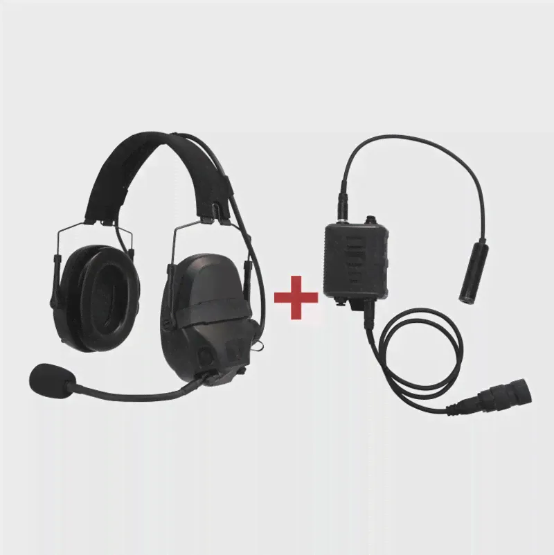 🛍 FMA FCS AMP тактическая гарнитура для связи с шумоподавлением V60 PTT обновленная версия 1372-4