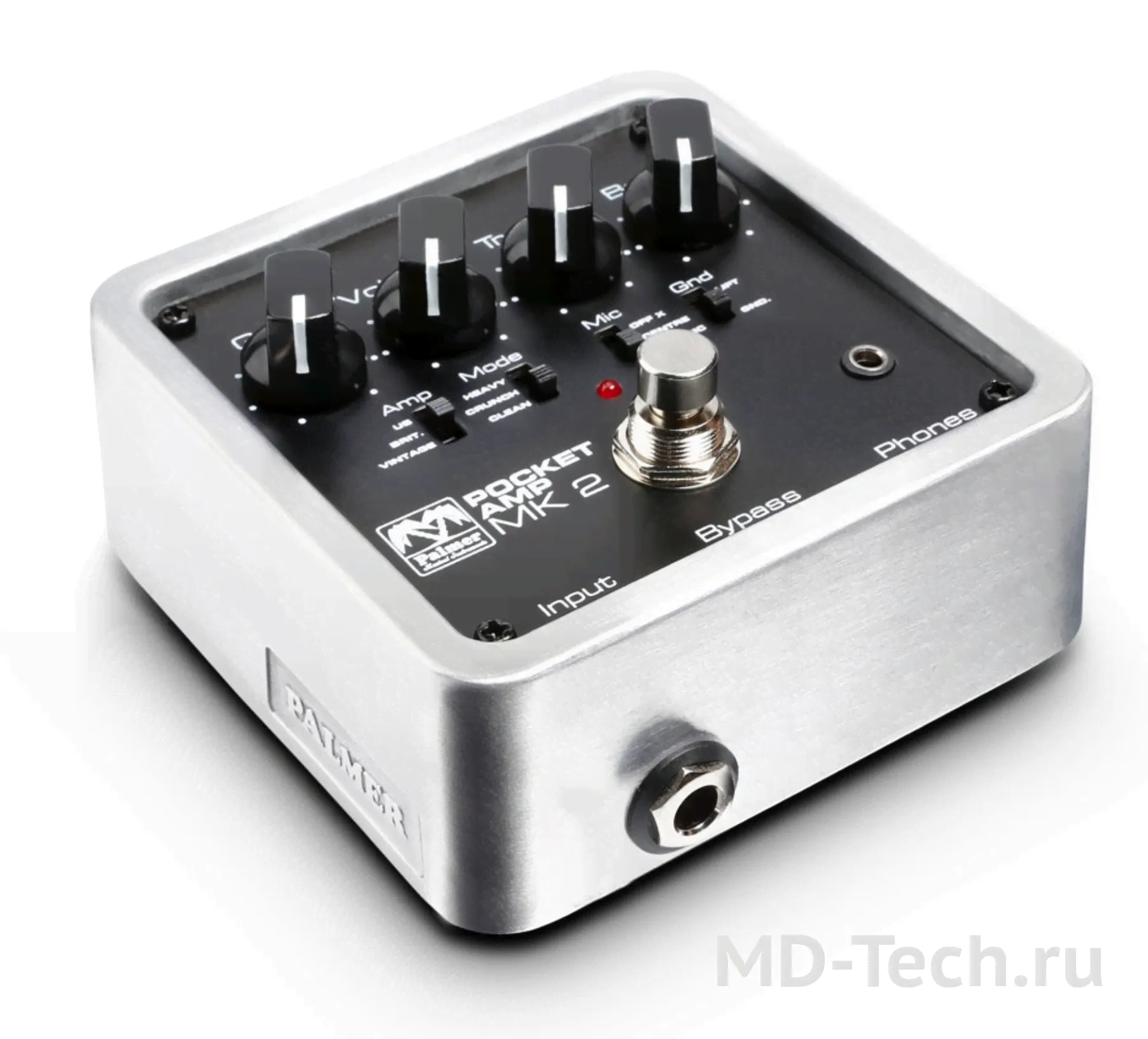 Palmer POCKET AMP mkII (PEPAMPMKII) Портативный предусилитель для гитары