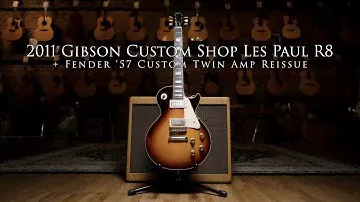 2011 Gibson CS Les Paul R8 and Fender '57 Custom Twin Amp