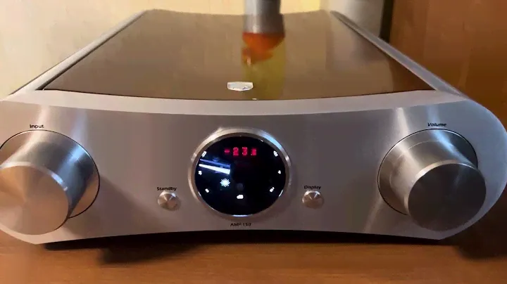 Gato Audio AMP-150AE integrated amplifier turning ON.