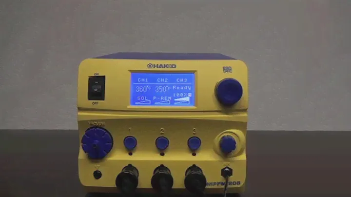 HAKKO FM-206; using temperature offset function