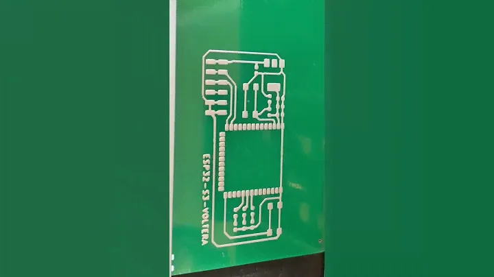 PCB Printing At Home - Short #pcb #esp32 #voltera