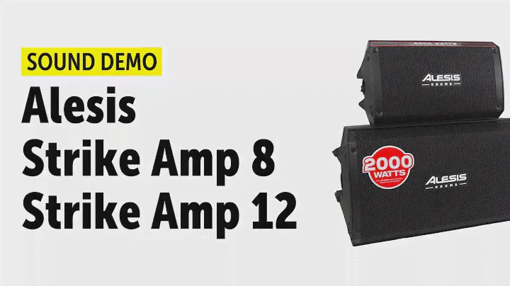 Alesis | Strike Amp 8 & 12 | for E-Drum | Sound Demo