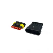 Разъем AMP 5 PIN CarProfi CNR-AMP-5PIN (пластиковый без проводов), комплект