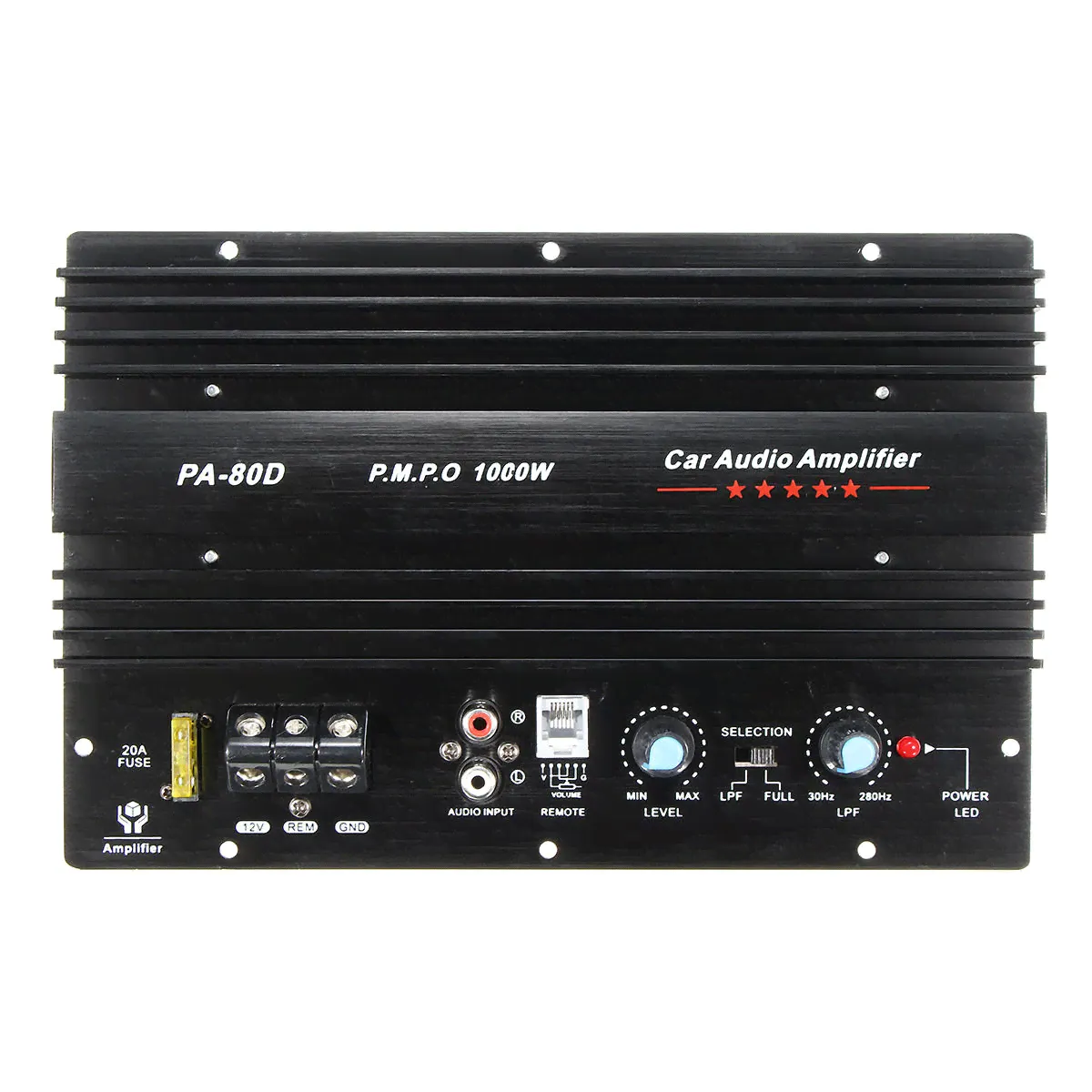Автоаудиоусилитель Mono, мощные басовые сабвуферы Amp 12V 1000W-0