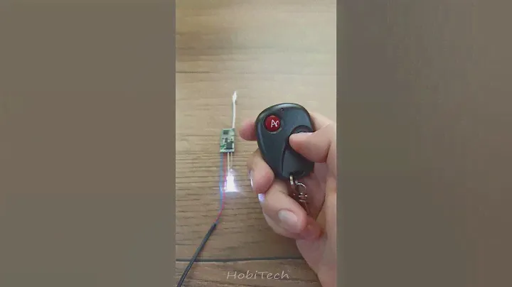 433Mhz 1CH RF mini relay module and control connection | Remote controll