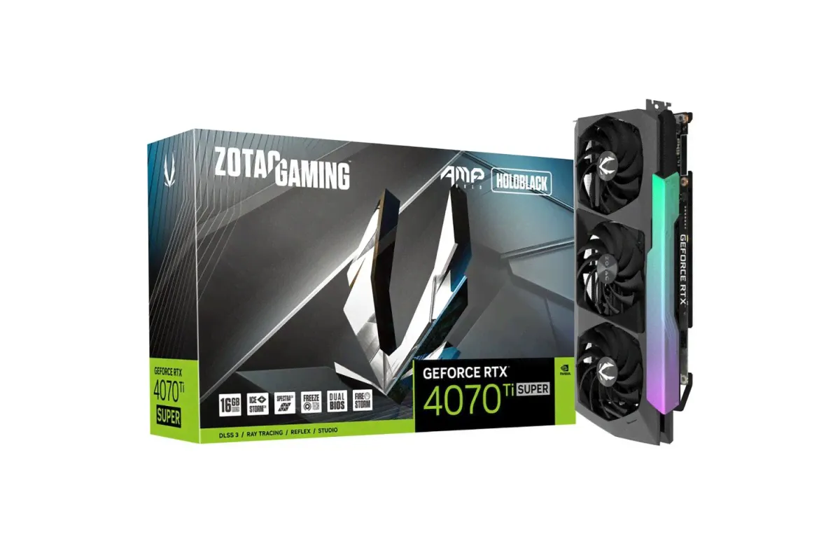 Видеокарта Zotac RTX4070Ti SUPER AMP HOLO
