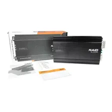 Усилитель автомобильный AMP RAID 4х канальный, 100Вт, 140Вт
