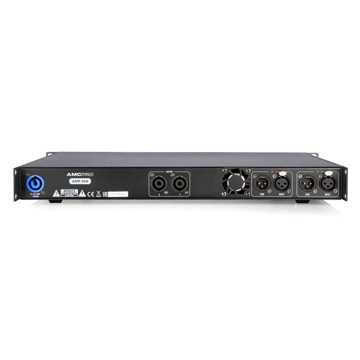 AMC AMP 500 2-канальный усилитель мощности. 2 х 500 Вт (4 Ом)