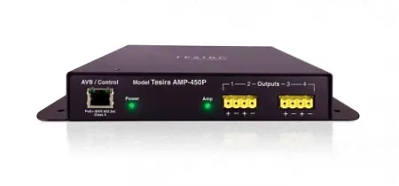 Усилитель POE+ BIAMP Tesira AMP-450P-0