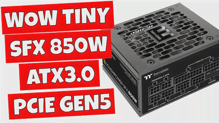 Smallest Gen5 ATX 3.0 PSU Thermaltake Toughpower SFX 850w Gold Rated Fully Modular