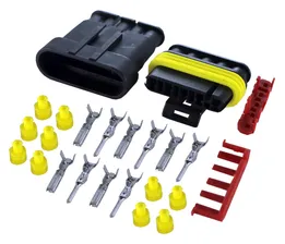 Разъем герметичный аналог TE AMP Superseal, 5 pin, DJ7051-1.5
